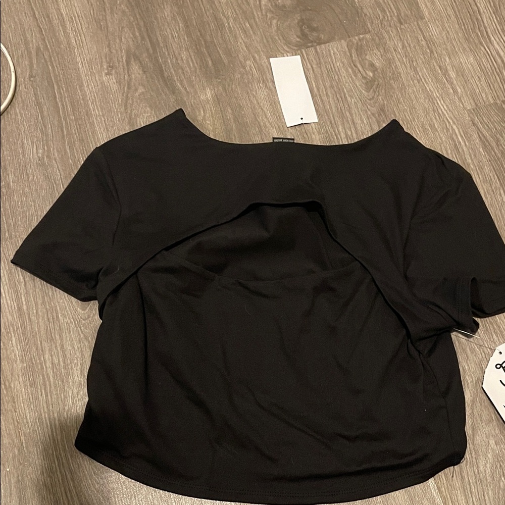 Miss Chievous Black Crop Top